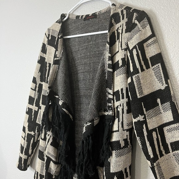 Xtaren Retro Y2K Heavyweight Cardigan With Fringe Details Polyester - Picture 3 of 7